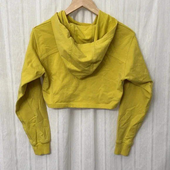 Lululemon All Yours Cropped Hoodie in Soleil - Picture 3 of 5